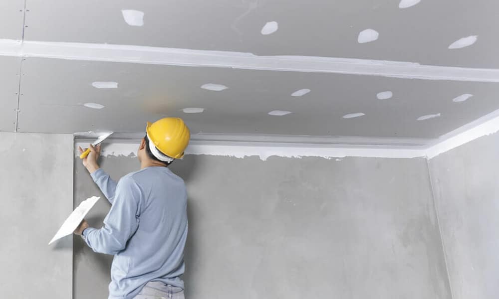 Foça alçı sıva uygulaması